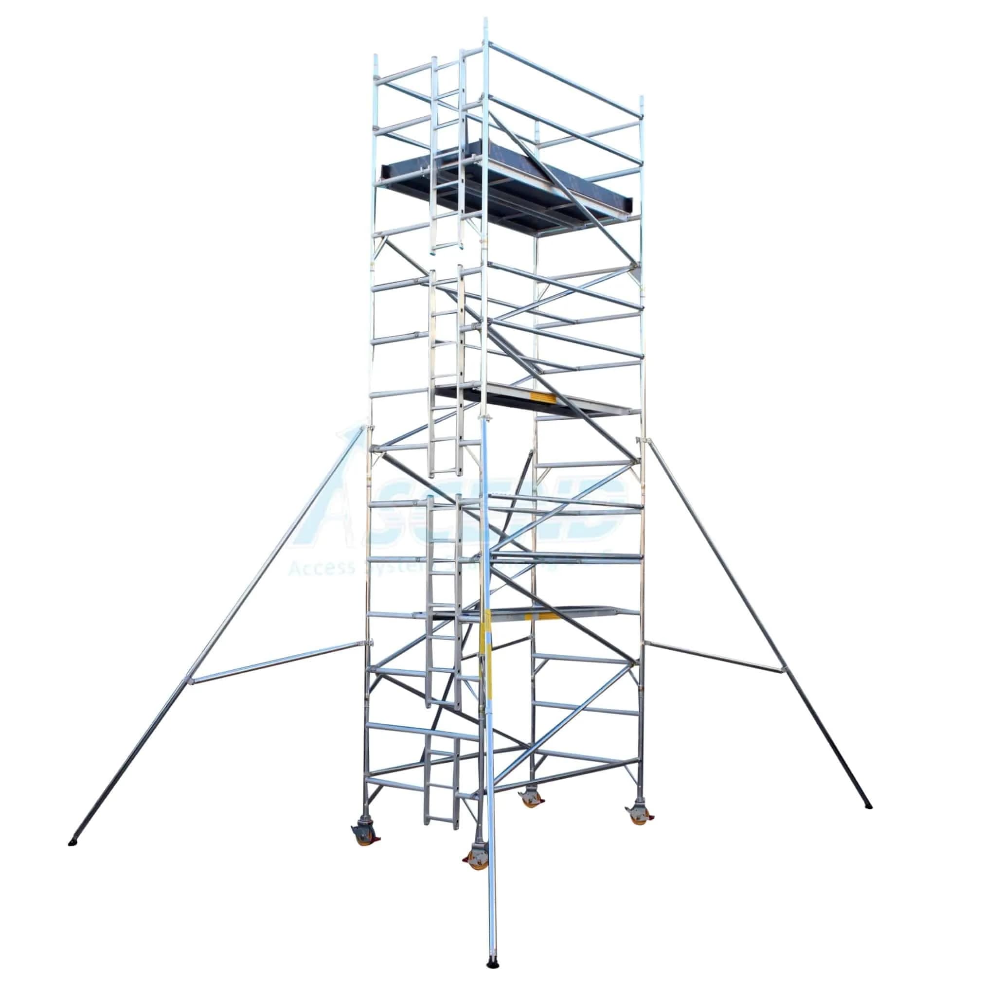 Aluminum Tower – Double Width (140 cm x 255 cm) – Platform 6.5 m