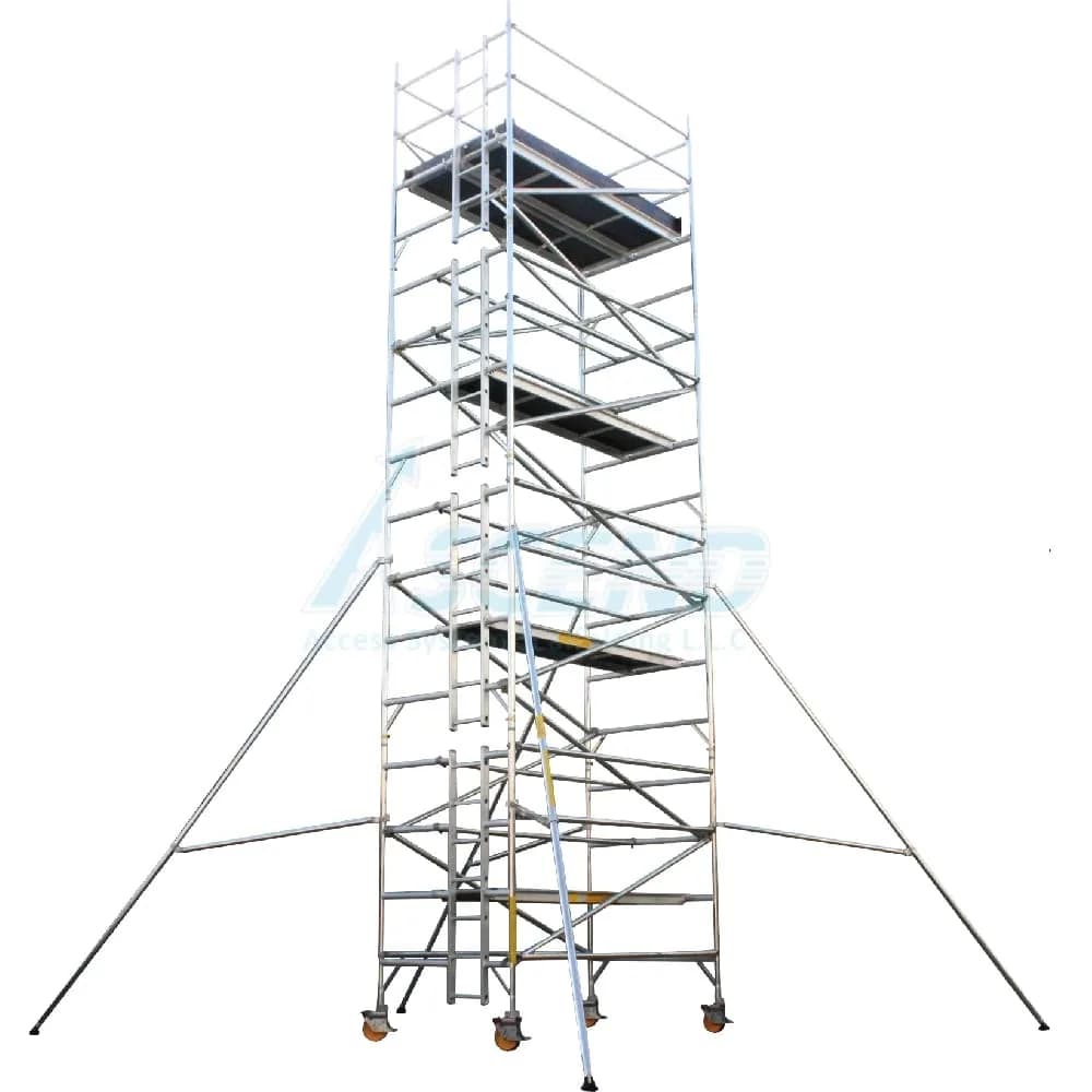 Aluminum Tower – Double Width (140 cm x 255 cm) – Platform 7.0 m
