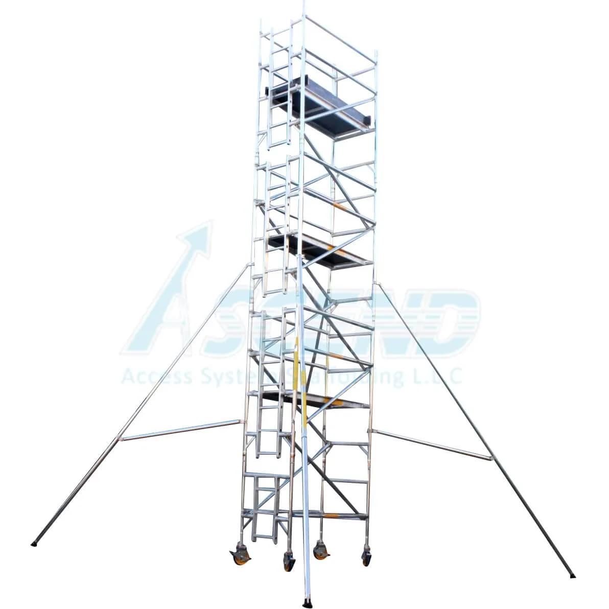 Aluminum Tower – Single Width (80 cm x 178 cm) Platform 6.5 m
