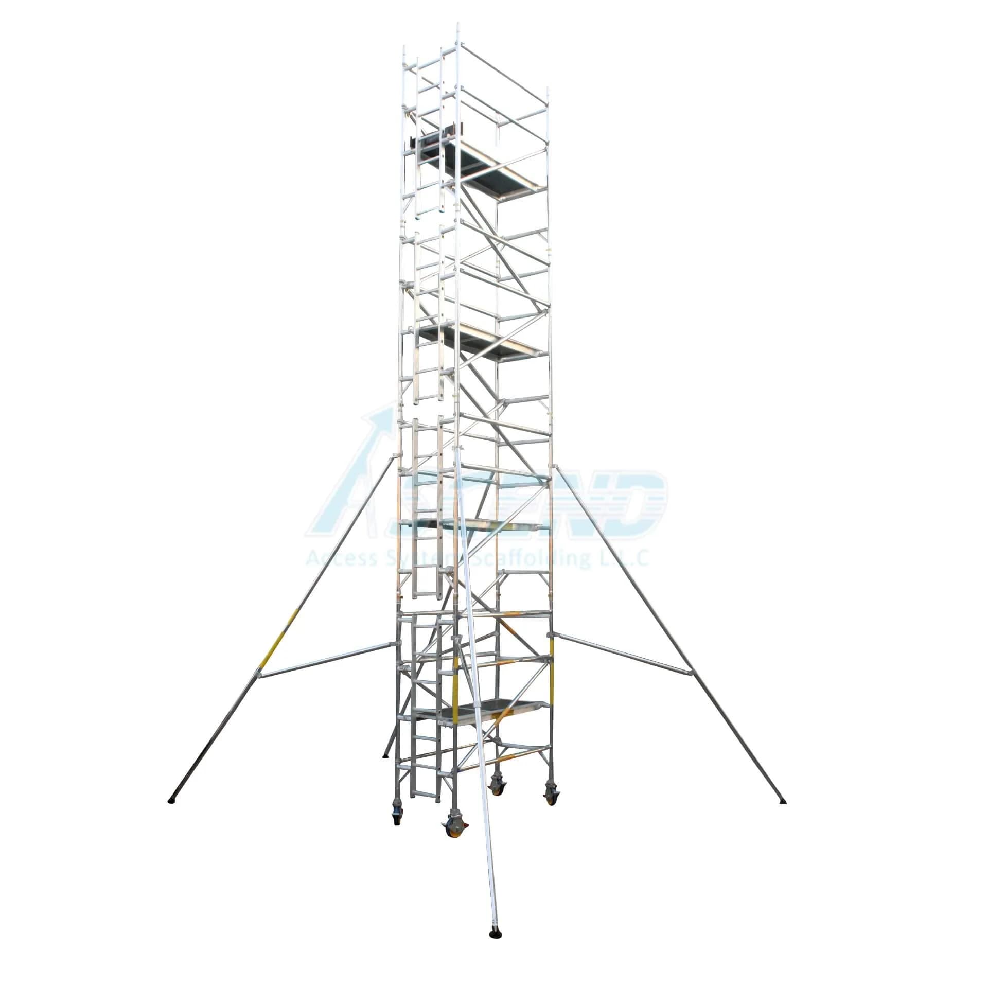 Aluminum Tower – Single Width (80 cm x 178 cm) Platform 7.5 m