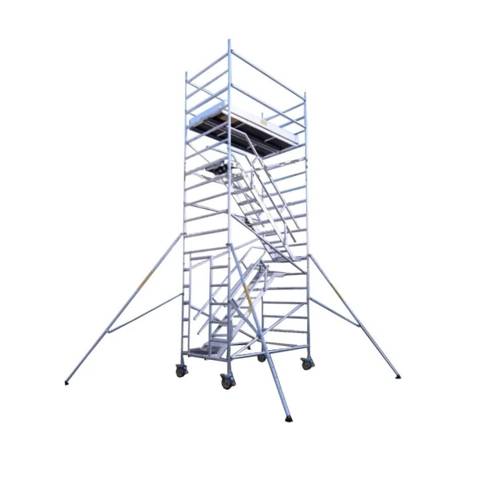 Double Width (140 cm x 255 cm) Stairway Tower – Platform 7.0 m